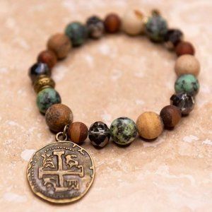 Falling In Love Beaded Bracelet